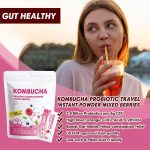 Travel Pack Probiotics Kombucha Instant Powder - mixed berries flavor