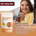 Probiotics Kombucha Instant Powder - Grapefruit + Vitamin C flavor
