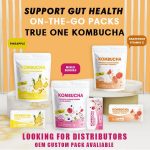 Travel Pack Probiotics Kombucha Instant Powder- Grapefruit Vitamin C flavor